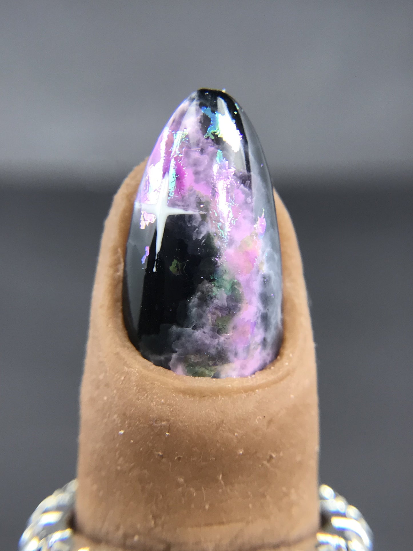Black Galaxy Nails (RTS)