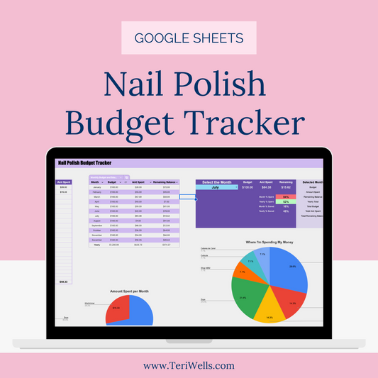 Nail Polish Budget Tracker – Stay on Top of Your Nail Polish Spending!