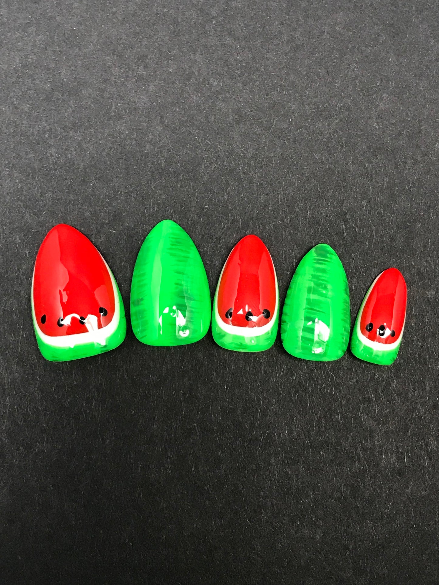 Watermelon Summer 2022 Nails (RTS)